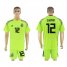 Argentina #12 GUZMAN Fluorescent Green Goalkeeper 2018 FIFA World Cup Soccer Jersey