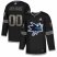 Mens Adidas Sharks Personalized Authentic Black Classic NHL Jersey