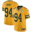 Nike Green Bay Packers #94 Dean Lowry Yellow Mens 100th Season Stitched NFL Limited Rush Jersey
