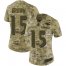 Nike Baltimore Ravens #15 Marquise Brown Camo Womens Stitched NFL Limited 2018 Salute to Service Jersey