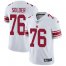 Nike New York Giants #76 Nate Solder White Mens Stitched NFL Vapor Untouchable Limited Jersey