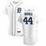 Detroit Tigers #44 Daniel Norris Mens Nike White Home 2020 Authentic Player MLB Jersey