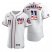 Washington Nationals #11 Ryan Zimmerman Mens Nike White Fluttering USA Flag Limited Edition Authentic MLB Jersey