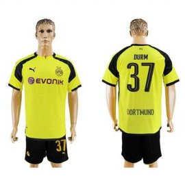 Dortmund #37 Durm European Away Soccer Club Jersey