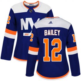 Adidas New York Islanders #12 Josh Bailey Blue Alternate Authentic Womens Stitched NHL Jersey