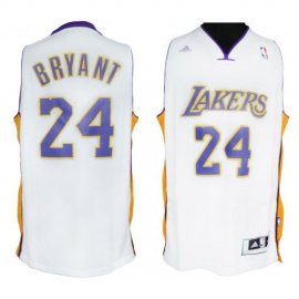 Revolution 30 Los Angeles Lakers 24 Kobe Bryant White Swingman Jersey Cheap