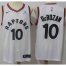 Mens Nike Toronto Raptors #10 DeMar DeRozan White Association Edition NBA Swingman Jersey