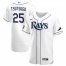 Tampa Bay Rays #25 Yoshi Tsutsugo Mens Nike White Home 2020 World Series Bound Authentic Player MLB Jersey