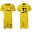 Chelsea #31 Green Yellow Goalkeeper Soccer Club Jersey