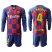 Barcelona #4 I.Rakitic Home Long Sleeves Soccer Club Jersey