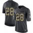 Nike Indianapolis Colts #28 Jonathan Taylor Black Youth Stitched NFL Limited 2016 Salute to Service Jersey