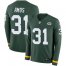 Nike Green Bay Packers #31 Adrian Amos Green Team Color Mens Stitched NFL Limited Therma Long Sleeve Jersey