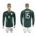Mexico #15 Moreno Home Long Sleeves Soccer Country Jersey