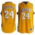 Revolution 30 Los Angeles Lakers 24 Kobe Bryant Yellow Swingman Jersey Cheap