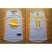Golden State Warriors #11 Klay Thompson White(Gold No.) Stitched NBA Jersey