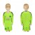 Manchester United Blank Shiny Green Goalkeeper Long Sleeves Kid Soccer Club Jersey