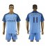 Manchester City #11 Kolarov Home Soccer Club Jersey