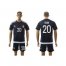 Argentina #20 Gaitan Away Soccer Country Jersey