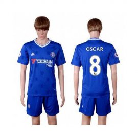 Chelsea #8 Oscar Home Soccer Club Jersey
