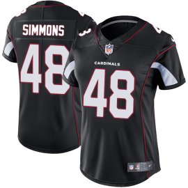 Nike Arizona Cardinals #48 Isaiah Simmons Black Alternate Womens Stitched NFL Vapor Untouchable Limited Jersey
