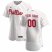 Philadelphia Phillies Custom Mens Nike White Home 2020 Authentic Player MLB Jersey