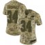 Nike Buffalo Bills #34 Thurman Thomas Camo Womens Stitched NFL Limited 2018 Salute to Service Jersey
