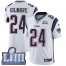 Nike New England Patriots #24 Stephon Gilmore White Super Bowl LIII Bound Youth Stitched NFL Vapor Untouchable Limited Jersey
