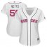 Boston Red Sox #50 Mookie Betts White Mothers Day Cool Base Womens Stitched MLB Jersey