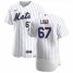 New York Mets #67 Seth Lugo Mens Nike White Home 2020 Authentic Player MLB Jersey
