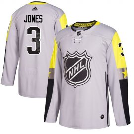Adidas Columbus Blue Jackets #3 Seth Jones Gray 2018 All-Star Metro Division Authentic Stitched NHL Jersey