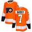 Adidas Philadelphia Flyers #7 Bill Barber Orange Home Authentic Stitched NHL Jersey
