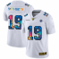 Pittsburgh Steelers #19 JuJu Smith-Schuster Mens White Nike Multi-Color 2020 NFL Crucial Catch Limited NFL Jersey