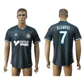 Marseille #7 Ocampos Away Soccer Club Jersey