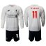 Liverpool #11 M.Salah Away Long Sleeves Soccer Club Jersey