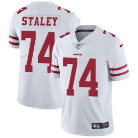 Nike San Francisco 49ers #74 Joe Staley White Youth Stitched NFL Vapor Untouchable Limited Jersey