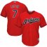 Cleveland Indians #7 Kenny Lofton Red Stitched Youth MLB Jersey