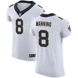 Nike New Orleans Saints #8 Archie Manning White Mens Stitched NFL Vapor Untouchable Elite Jersey