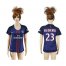 Womens Paris Saint-Germain #23 Van Der Wiel Home Soccer Club Jersey