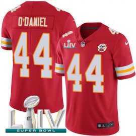 Nike Kansas City Chiefs #44 Dorian ODaniel Red Super Bowl LIV 2020 Team Color Youth Stitched NFL Vapor Untouchable Limited Jersey