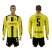 Dortmund #5 Kehl Home Long Sleeves Soccer Club Jersey