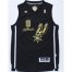 San Antonio Spurs 9# Tony Parker Black Swingman NBA Jerseys