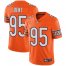 Nike Chicago Bears #95 Richard Dent Orange Mens Stitched NFL Limited Rush Jersey