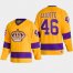 Adidas Los Angeles Kings #46 Blake Lizotte Team Classics Gold Mens NHL 2022 Throwback Jersey Mens