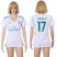 Womens Real Madrid #17 Lucas V. Home Soccer Club Jersey