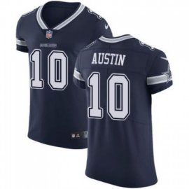 Nike Dallas Cowboys #10 Tavon Austin Navy Blue Team Color Mens Stitched NFL Vapor Untouchable Elite Jersey