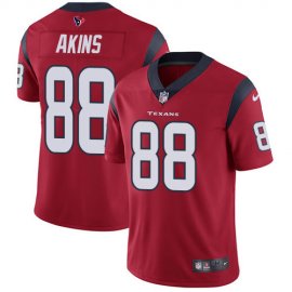 Nike Houston Texans #88 Jordan Akins Red Alternate Youth Stitched NFL Vapor Untouchable Limited Jersey