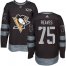 Adidas Pittsburgh Penguins #75 Ryan Reaves Black 1917-2017 100th Anniversary Stitched NHL Jersey