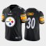 Pittsburgh Steelers #30 James Conner Black Mens Nike Big Team Logo Vapor Limited NFL Jersey