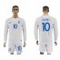 England #10 ROONEY Goalkeeper Home 2018 FIFA World Cup Long Sleeve Soccer Jersey