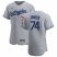 Los Angeles Dodgers #74 Kenley Jansen Mens Nike Gray Road 2020 Authentic Team MLB Jersey